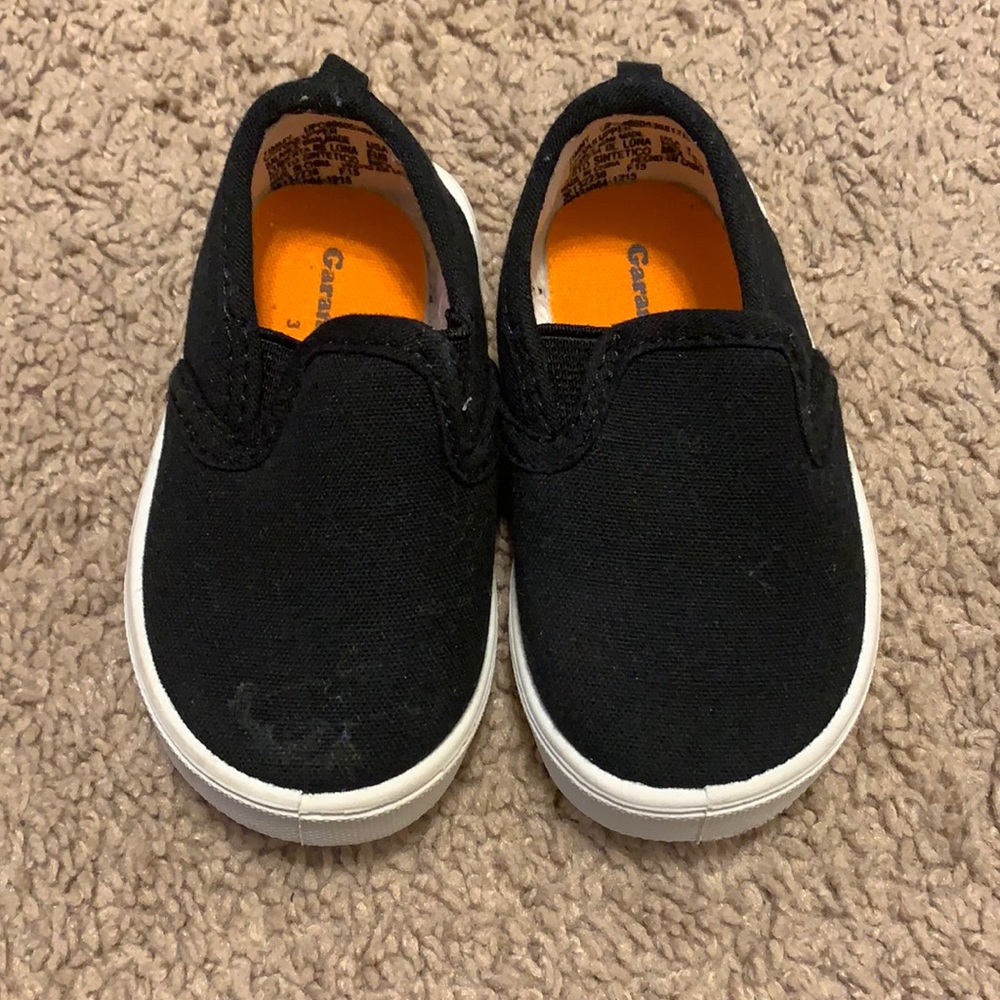 Black canvas shoes - 3